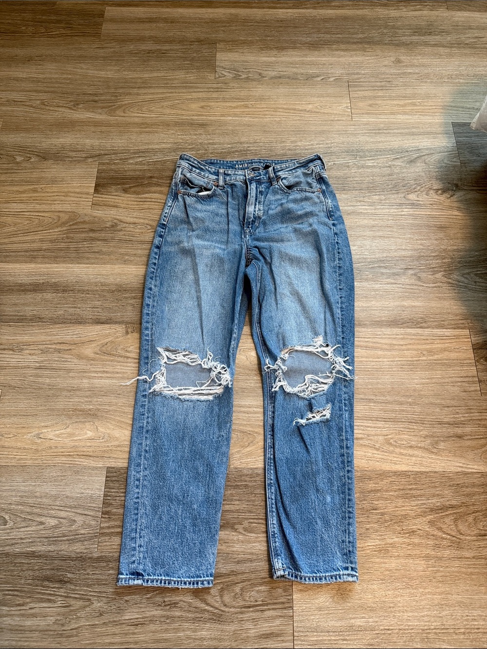 American Eagle Outfitters Distressed Blue Jeans
